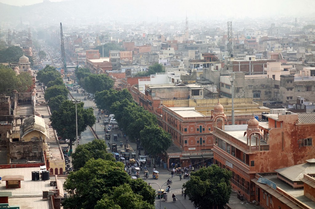 Jaipur et ses grands axes