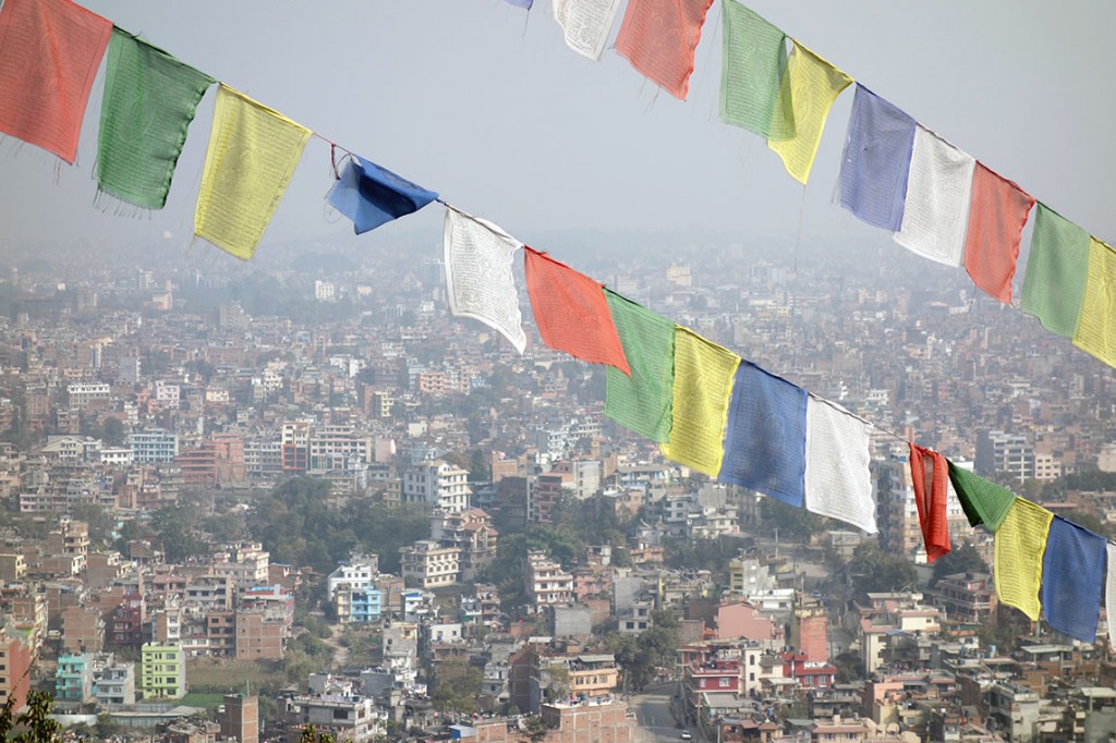 Vue sur kathmandu